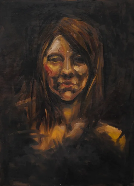 Finding Oneself in Nothing (Self-Portrait)