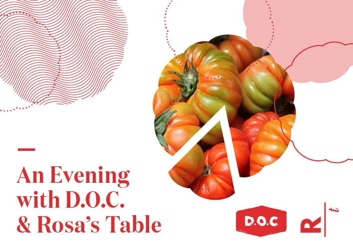 An Evening with D.O.C. & Rosa’s Table