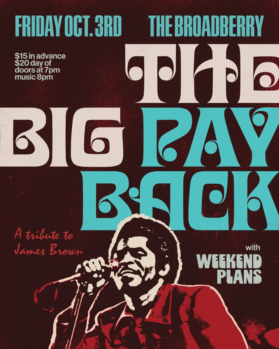 Show poster designed for The Big Payback.