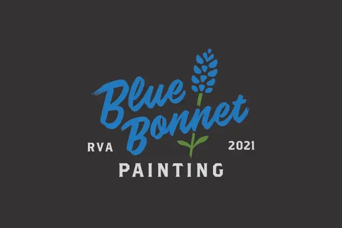 Logo for Blue Bonnet Painting, a painting company.