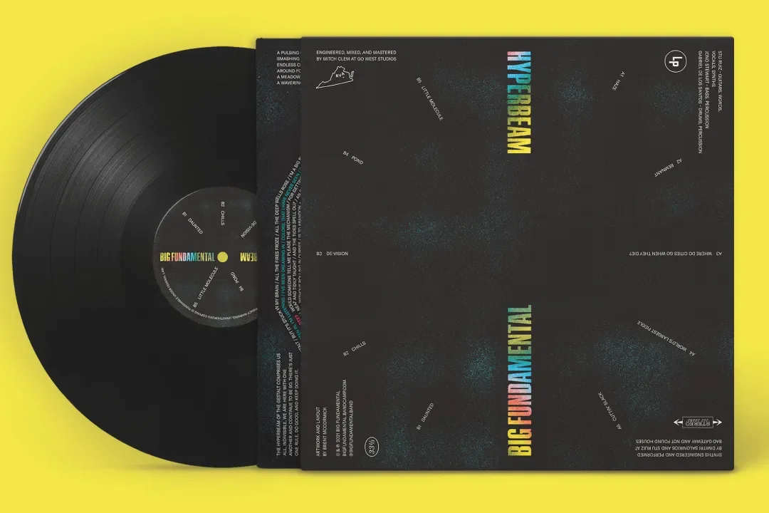 Back cover artwork for Big Fundamental vinyl