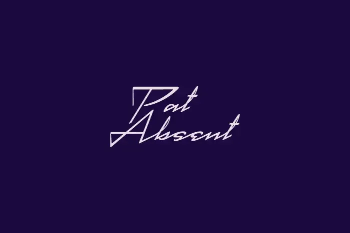 Logo for Pat Absent, a musician.