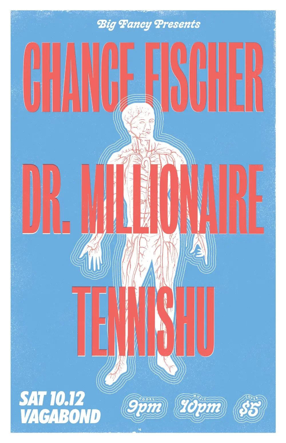 Show poster designed for Chance Fischer.