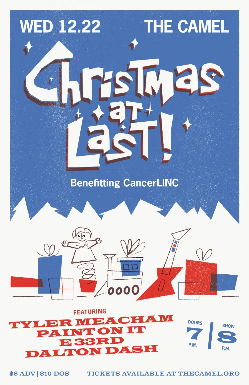 Show poster designed for Tyler Meacham.