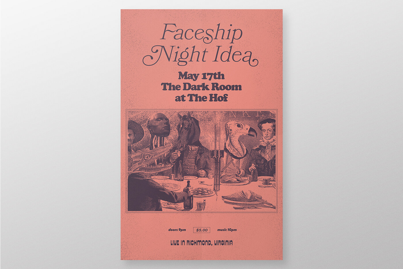 Dark Room at the Hof Show Poster 