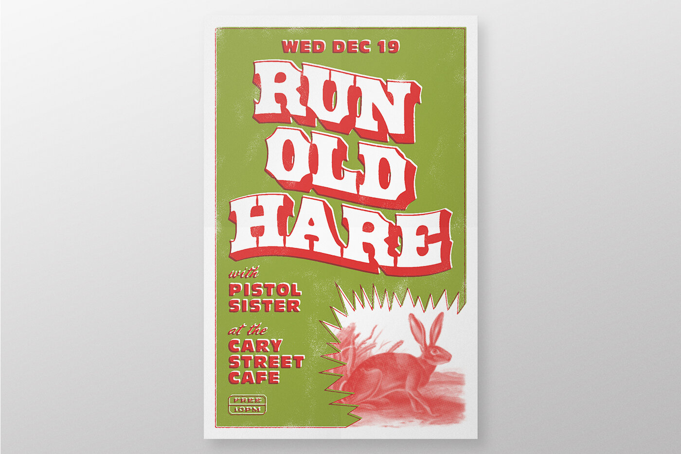 Run old Hare Poster