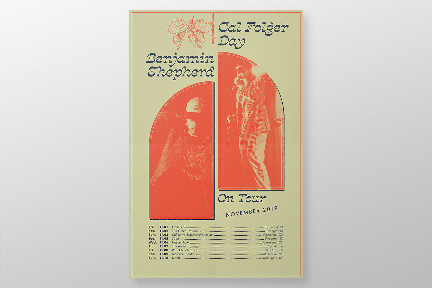 Cal Folger Day Tour Poster Design