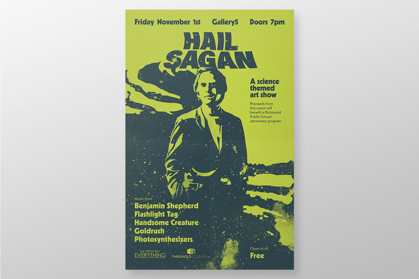 Hail Sagan Gallery5 First Friday Poster