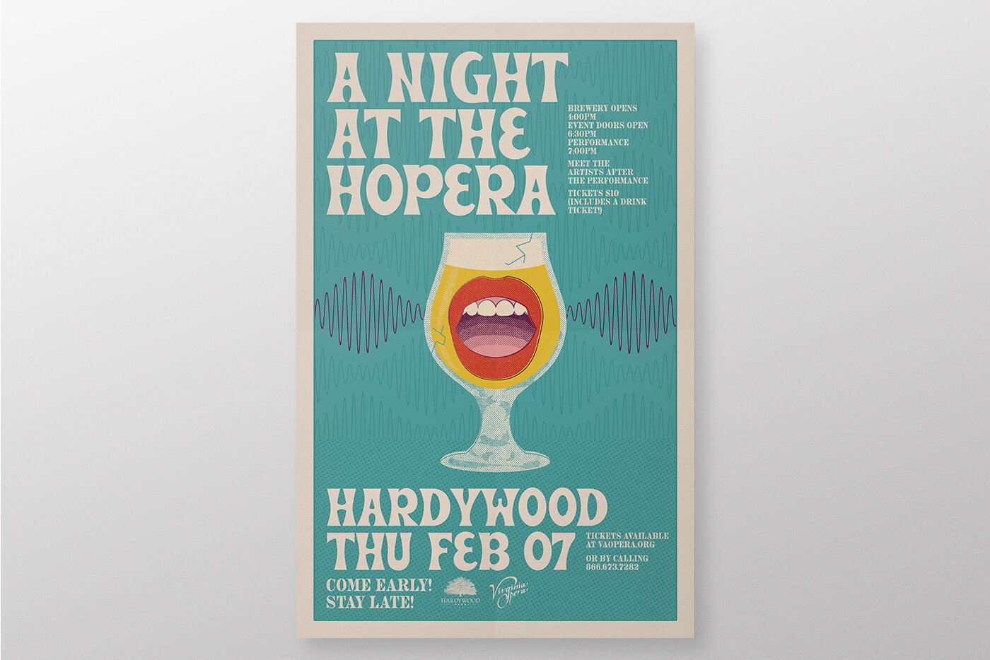 A Night at the Hopera Virginia Opera Concert Poster