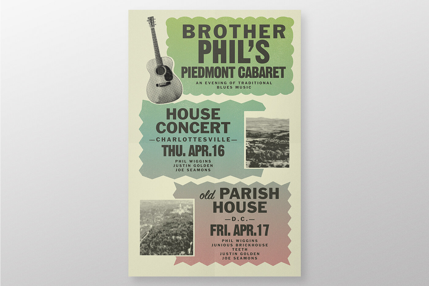 Brother Phil's Piedmont Cabaret Poster
