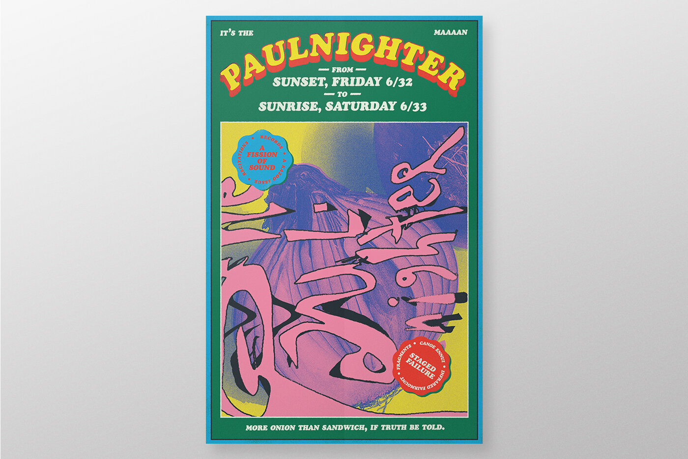 The Paul Nighter radio show poster