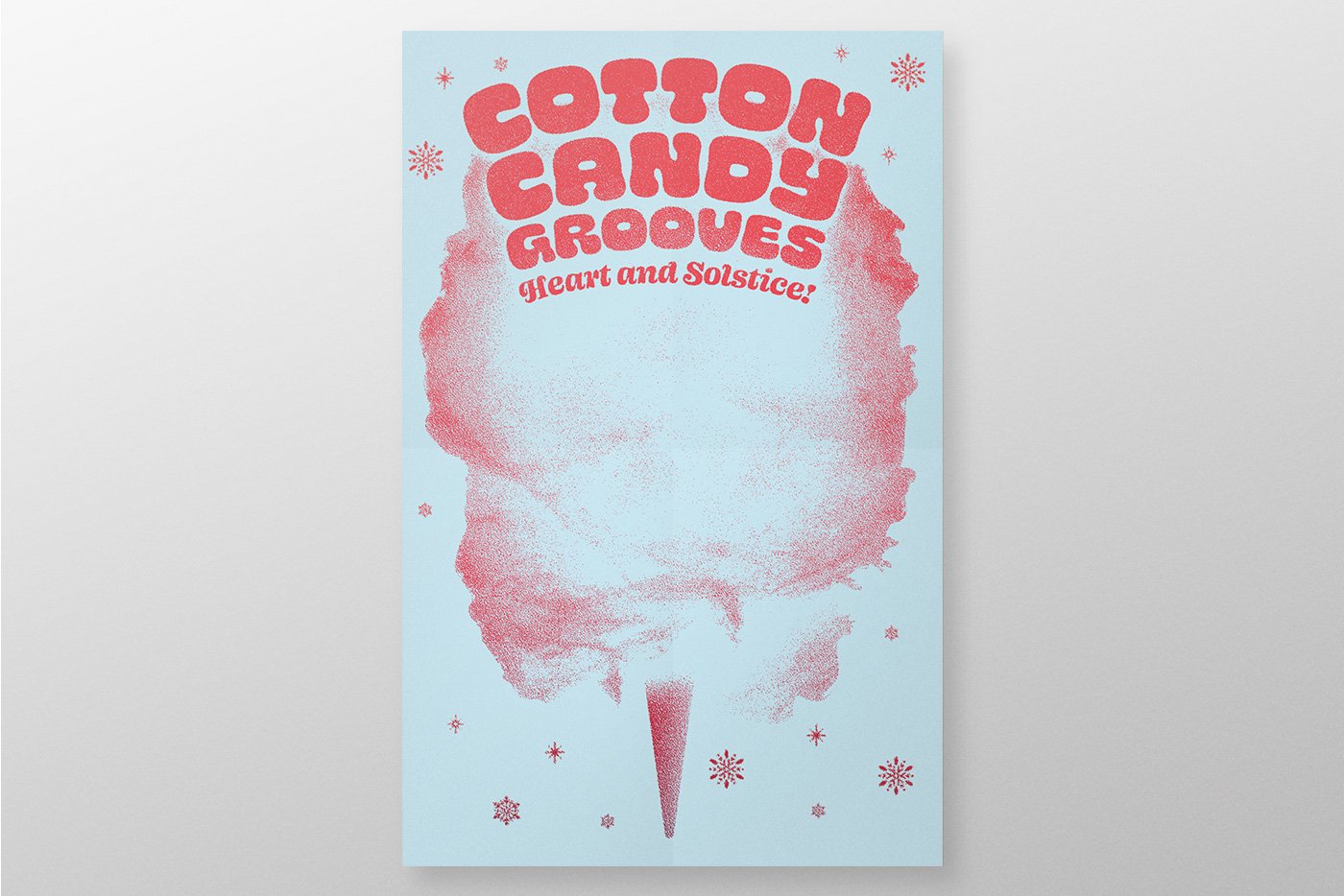 Cotton Candy Grooves Poster