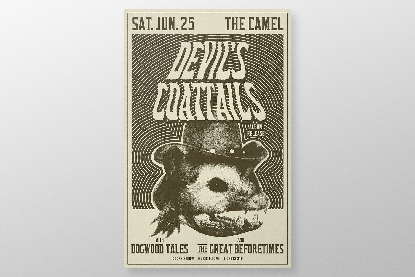 Devil's Coattails Album Release Poster