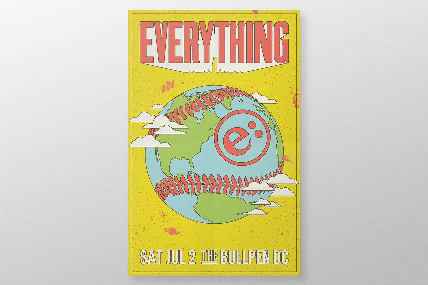 Everything the band gig poster