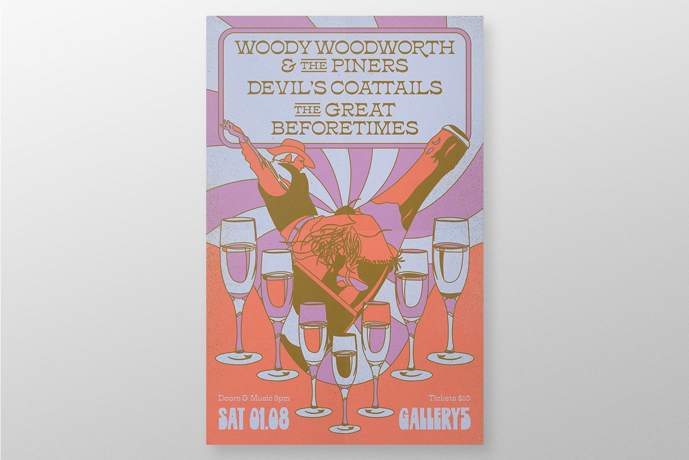 Woody Woodworth Gig Poster