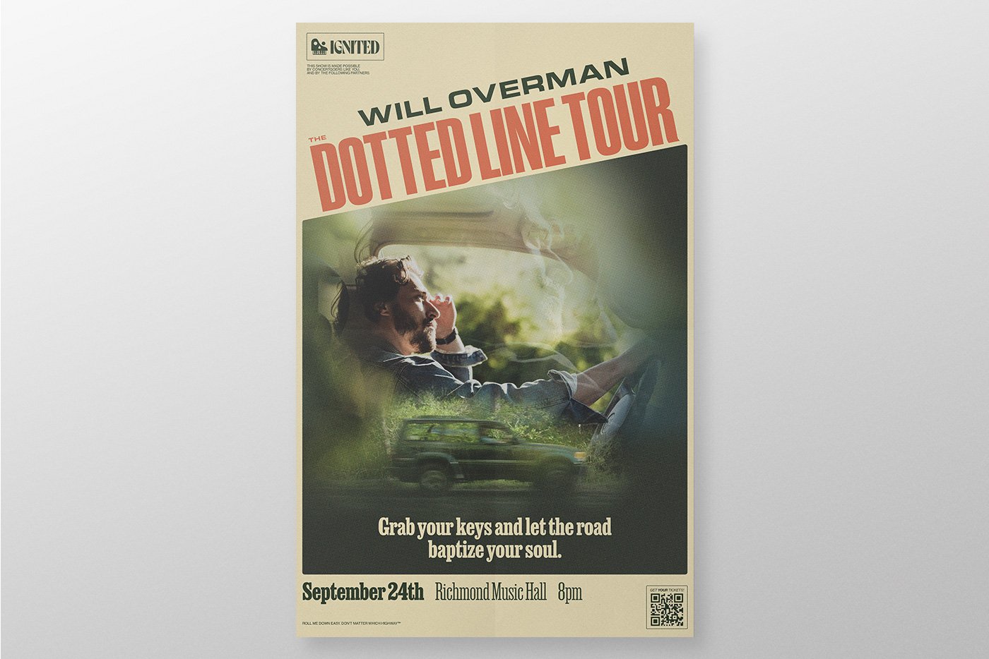 The Dotted Line Tour Poster