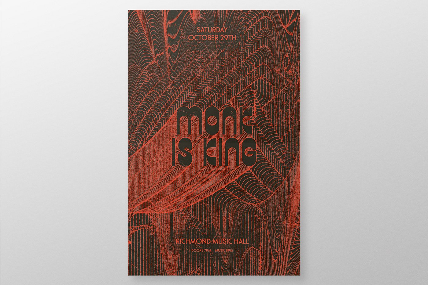 Monk is King Gig Poster