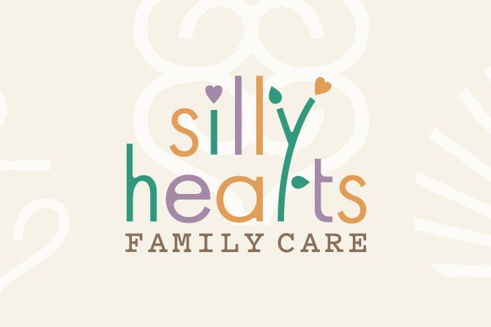 Silly Hearts Family Care Logo
