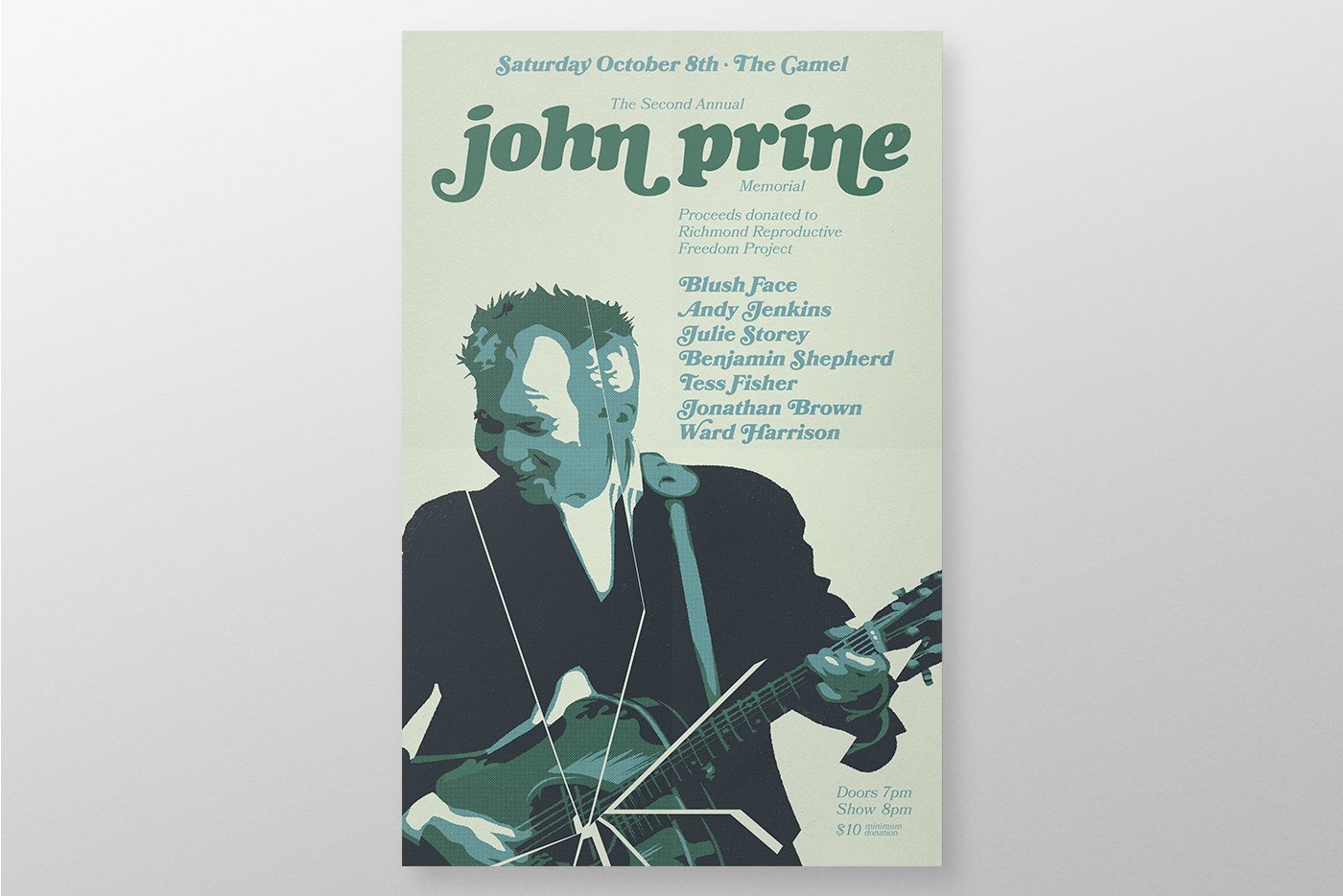 John Prine Memorial Poster Design