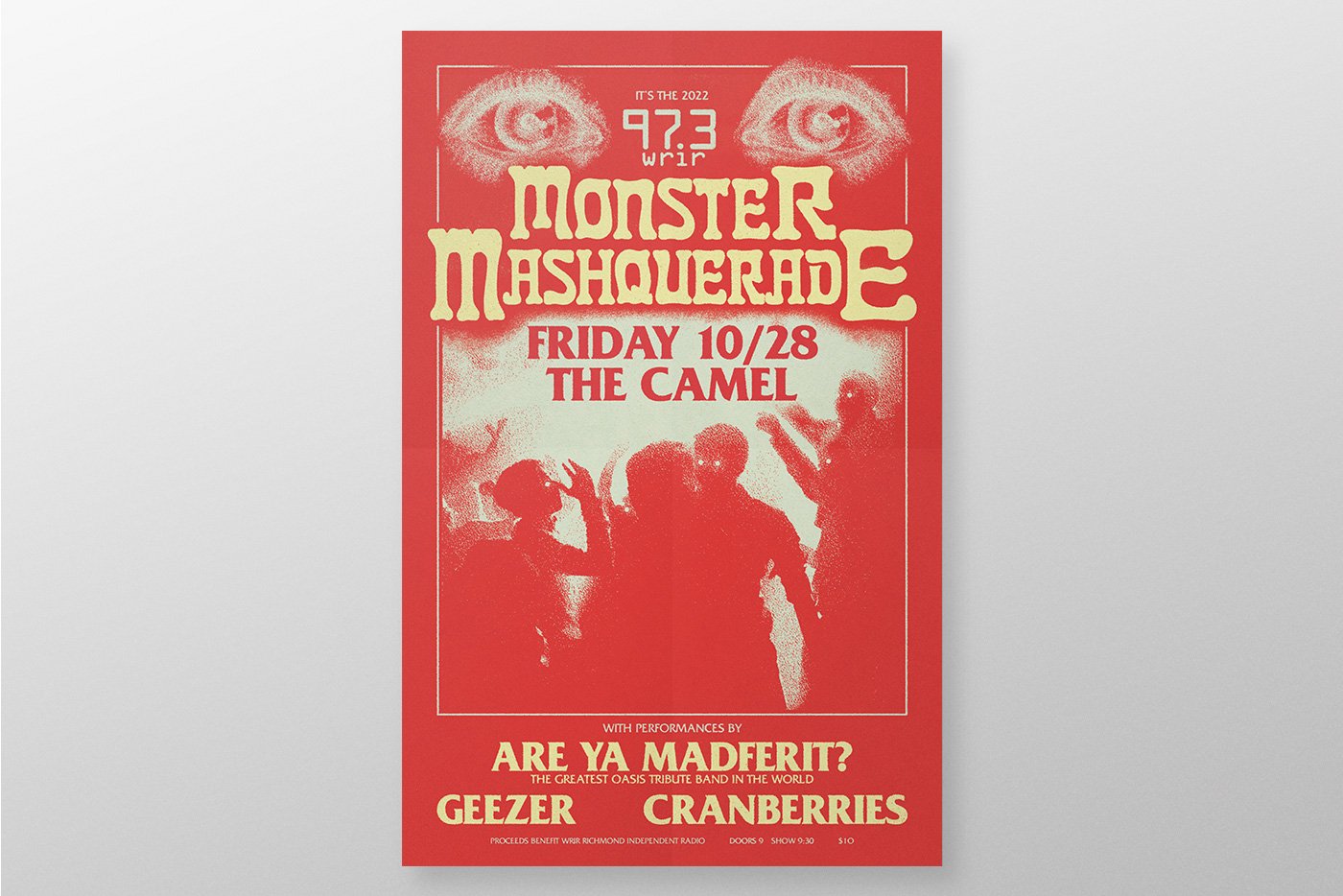 WRIR Monster Mashquerade Poster