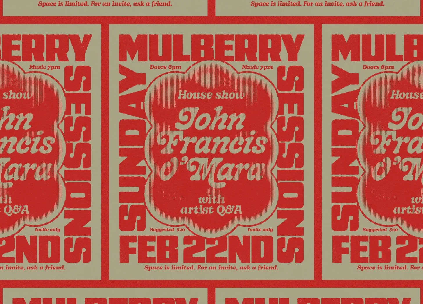 Mulberry Sessions House Show Poster