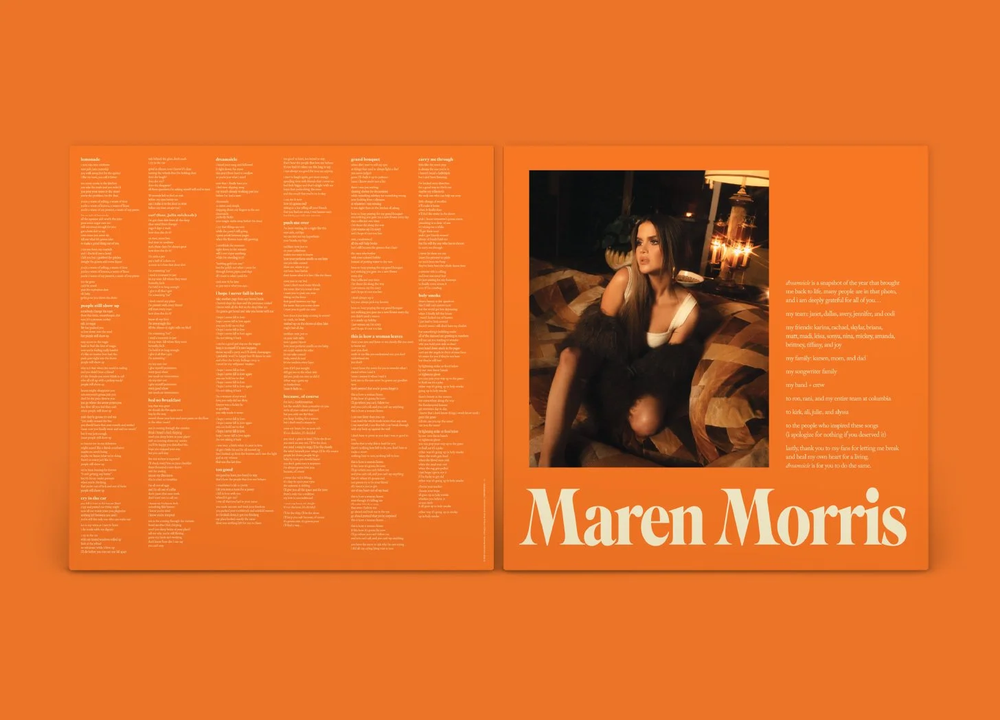 Maren Morris Vinyl Insert