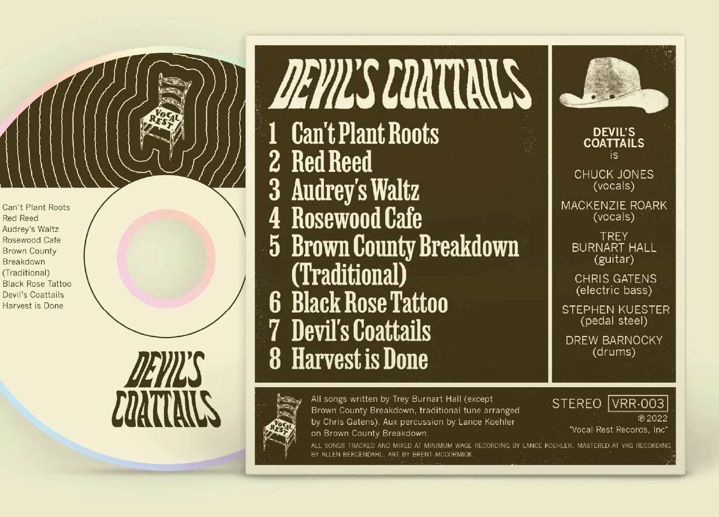 Devil’s Coattails CD Packaging