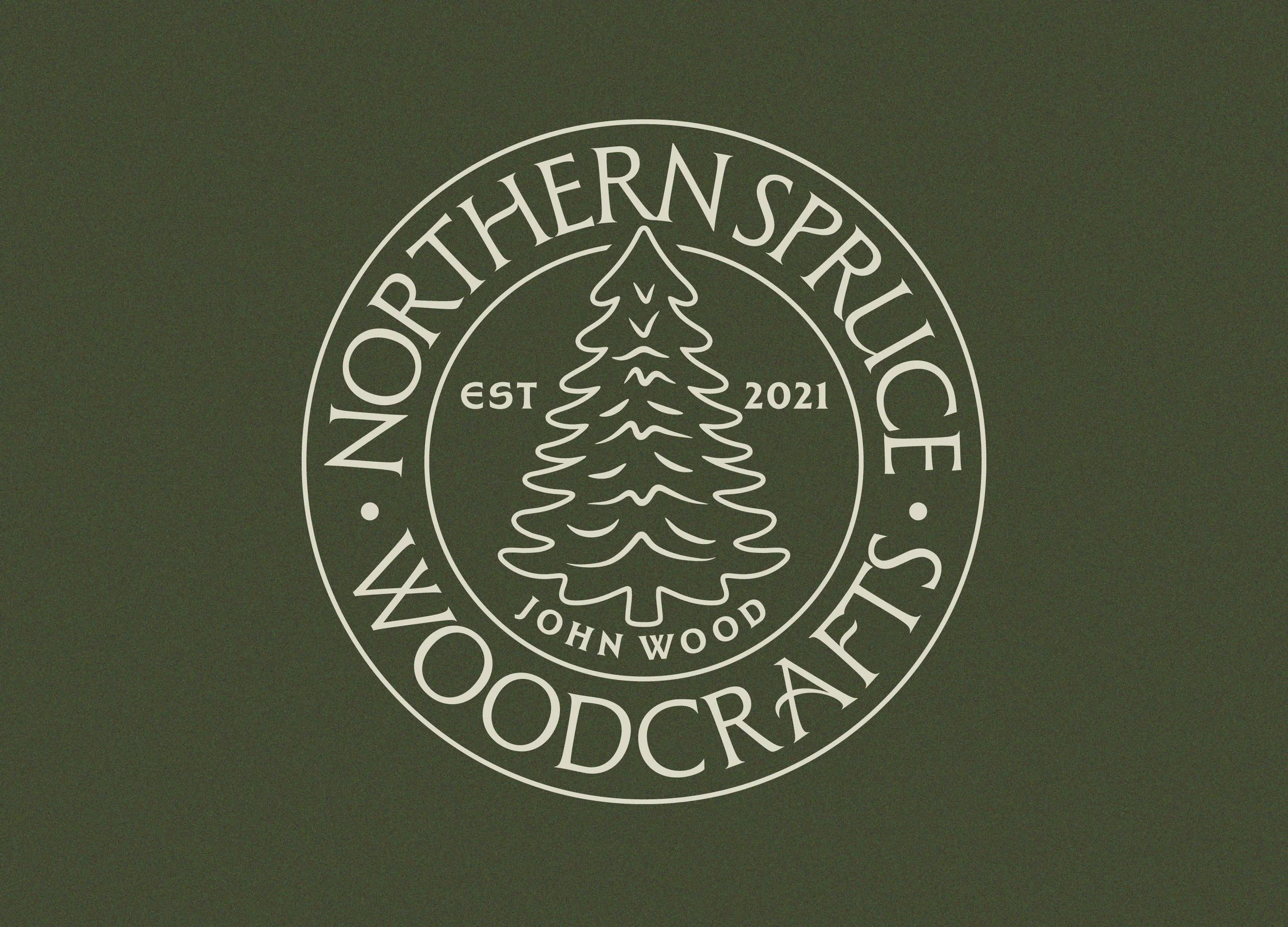 Logo design for Northern Spruce Woodcrafts
