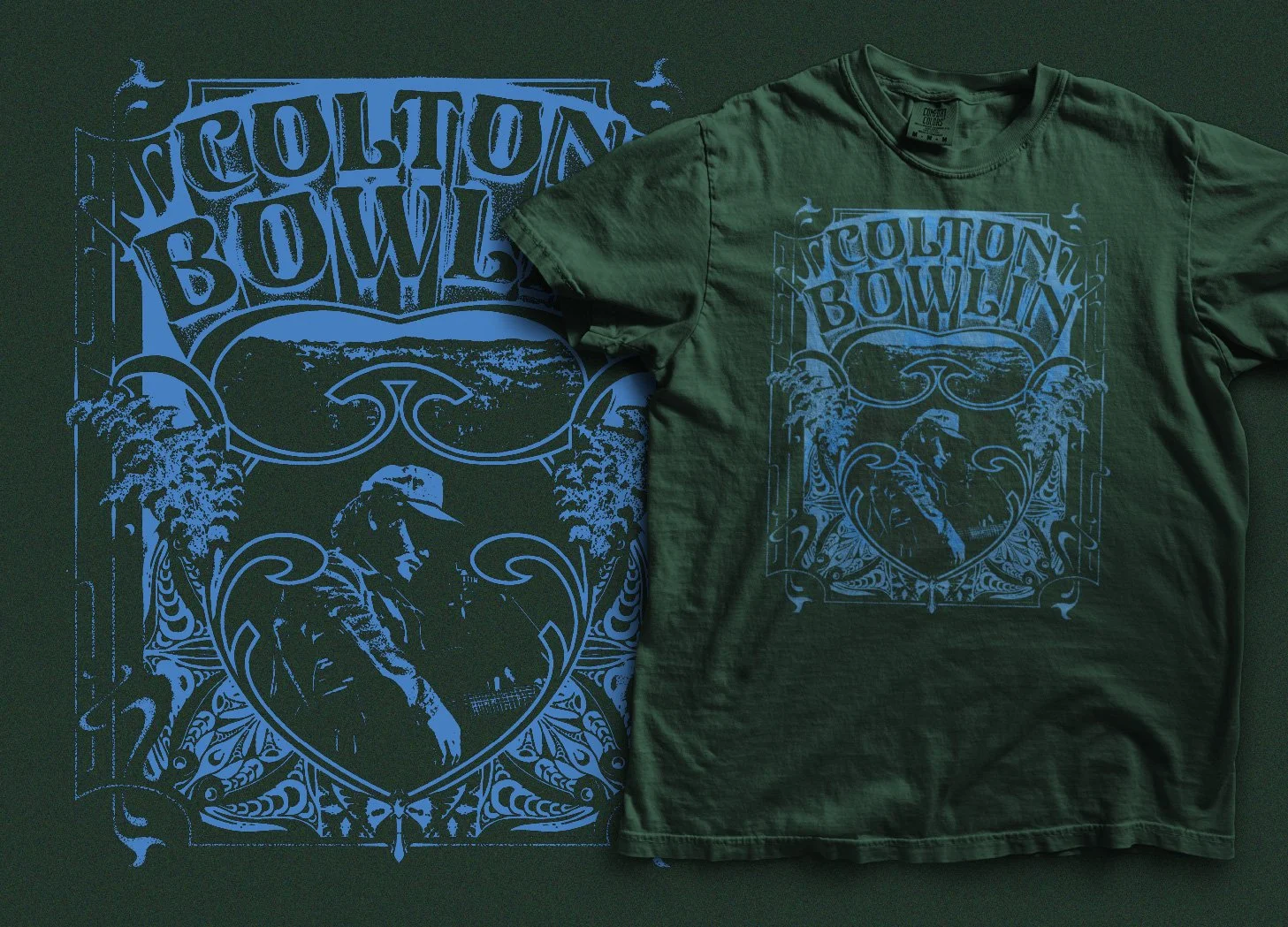 Merch design for Colton Bowlin