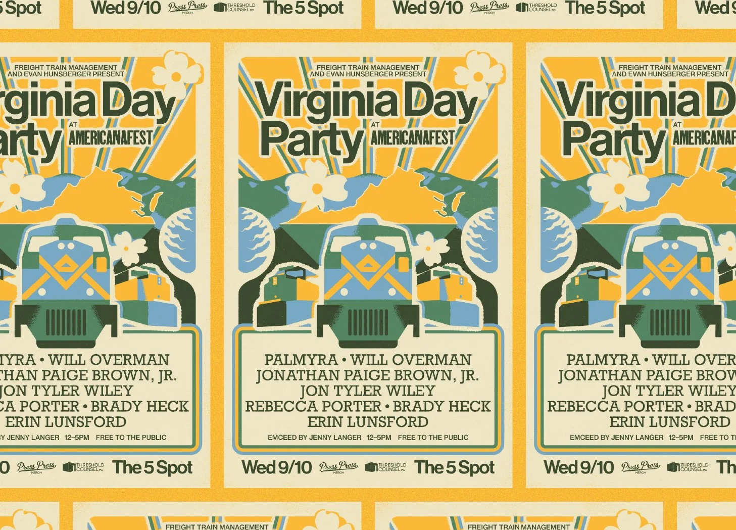 Gig poster for Freight Train Management