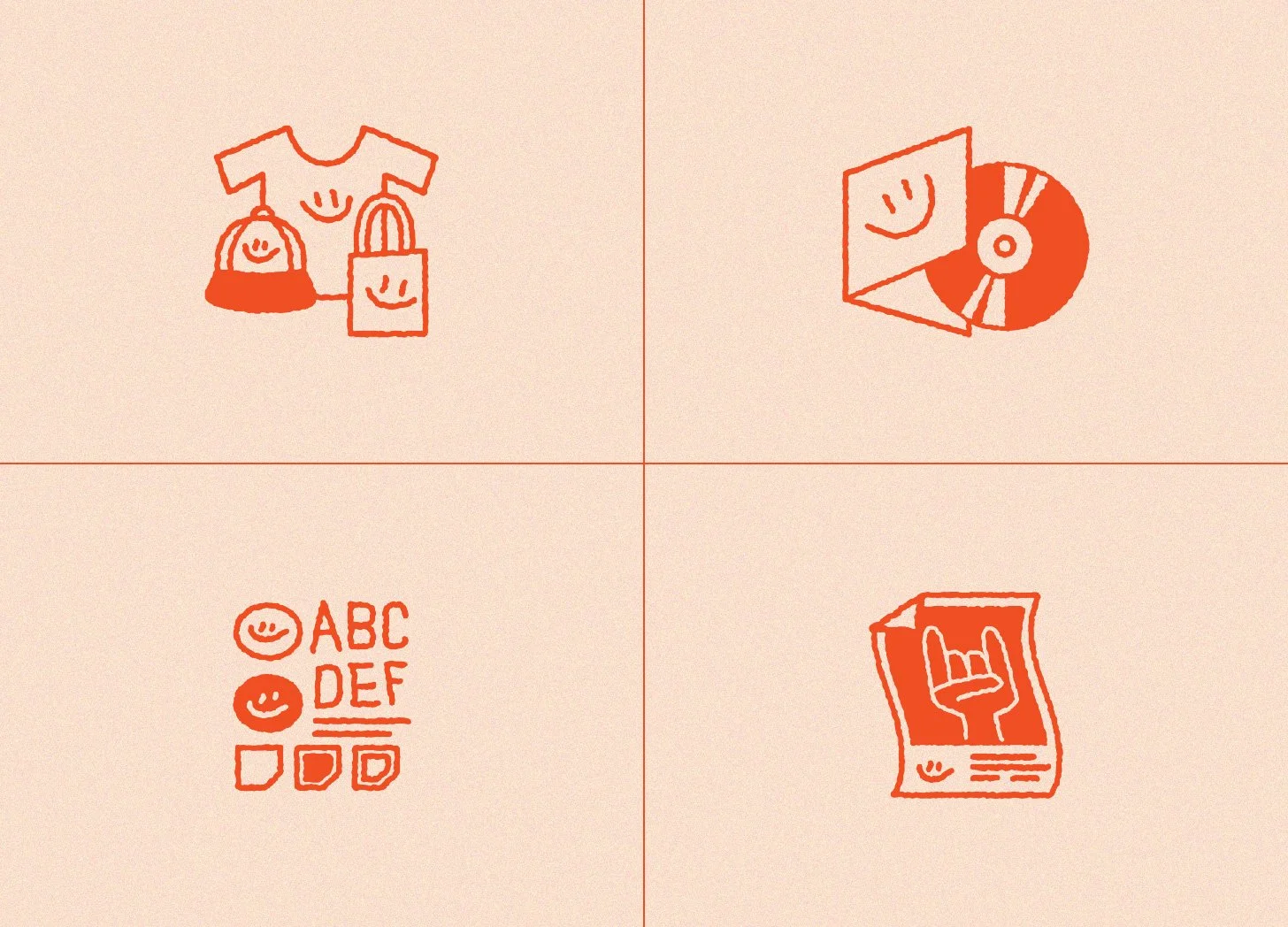 Silly little guys from the site redesign