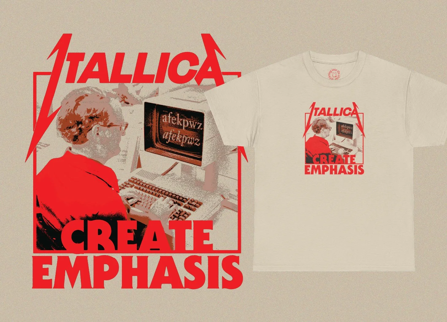 Silly shirt for font people