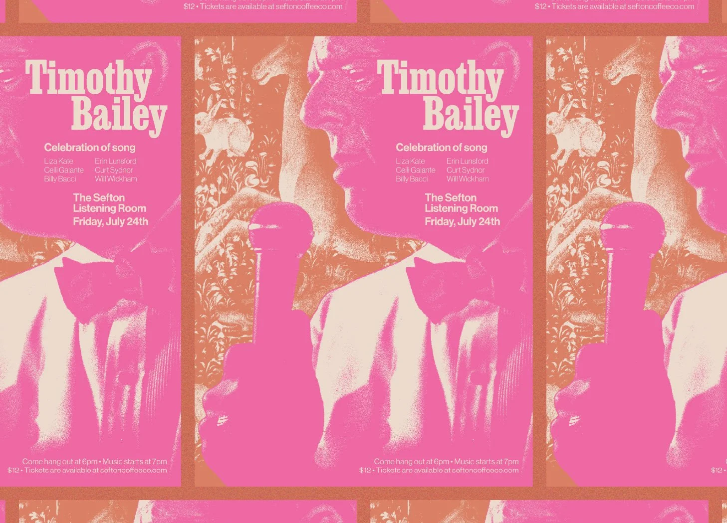 Poster for Timothy Bailey Celebration Show