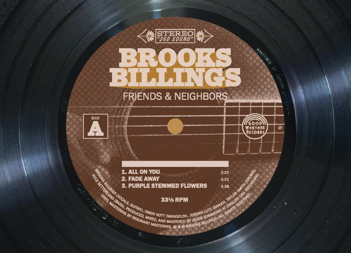 Brooks Billings Center Label Design