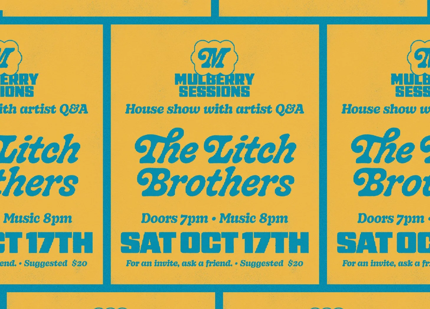 Mulberry Sessions Invite