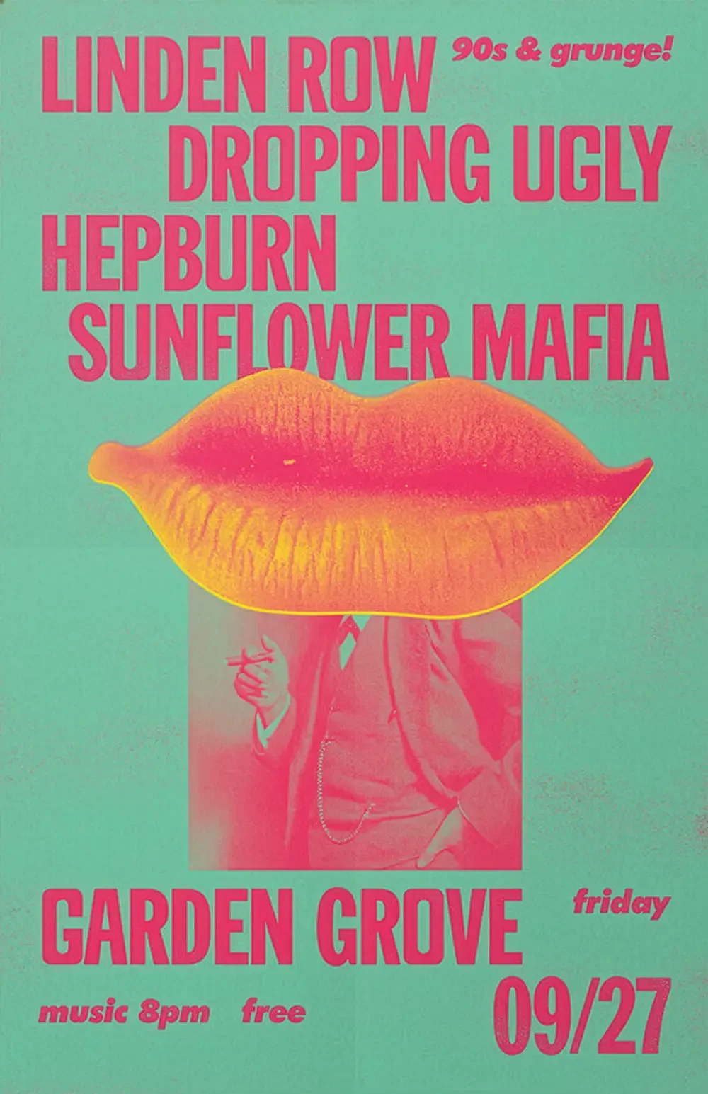 Show poster designed for Linden Row.