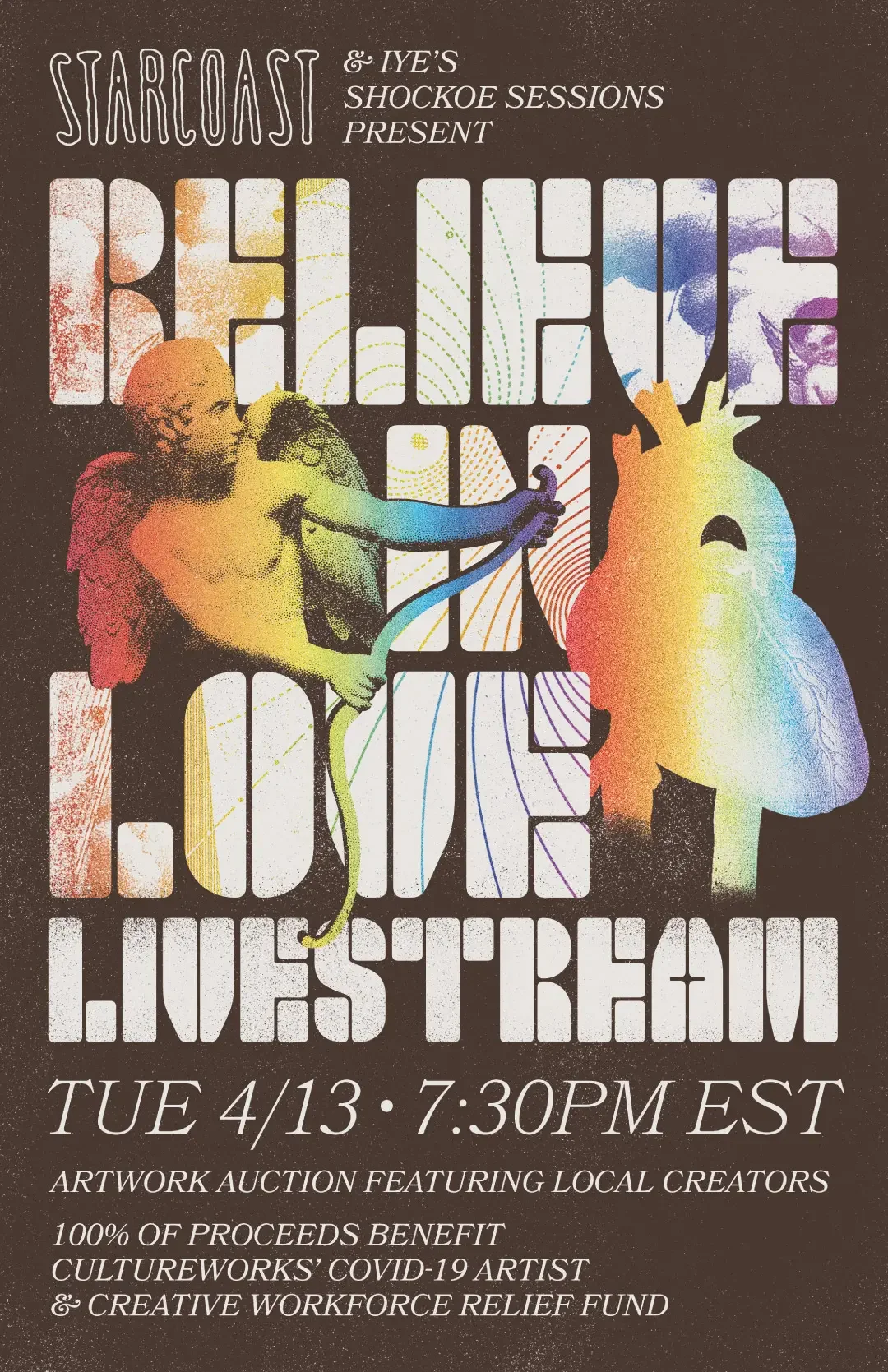 Livestream promotional graphic designed for Starcoast.