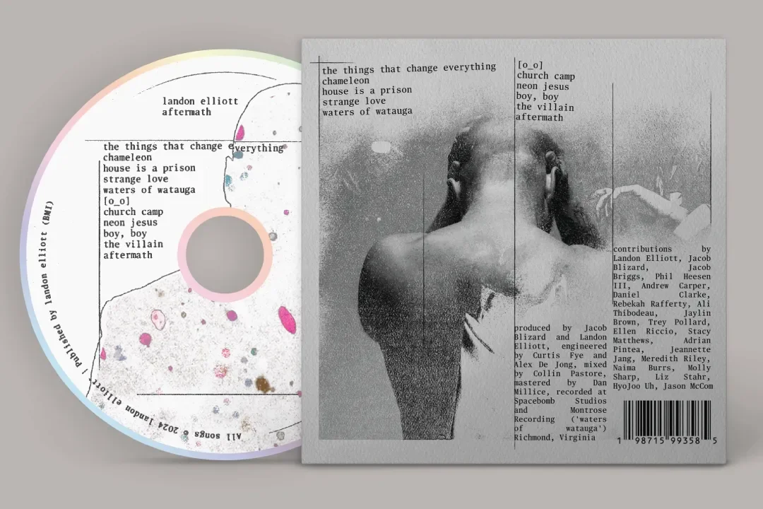 Back cover artwork for Landon Elliott CD