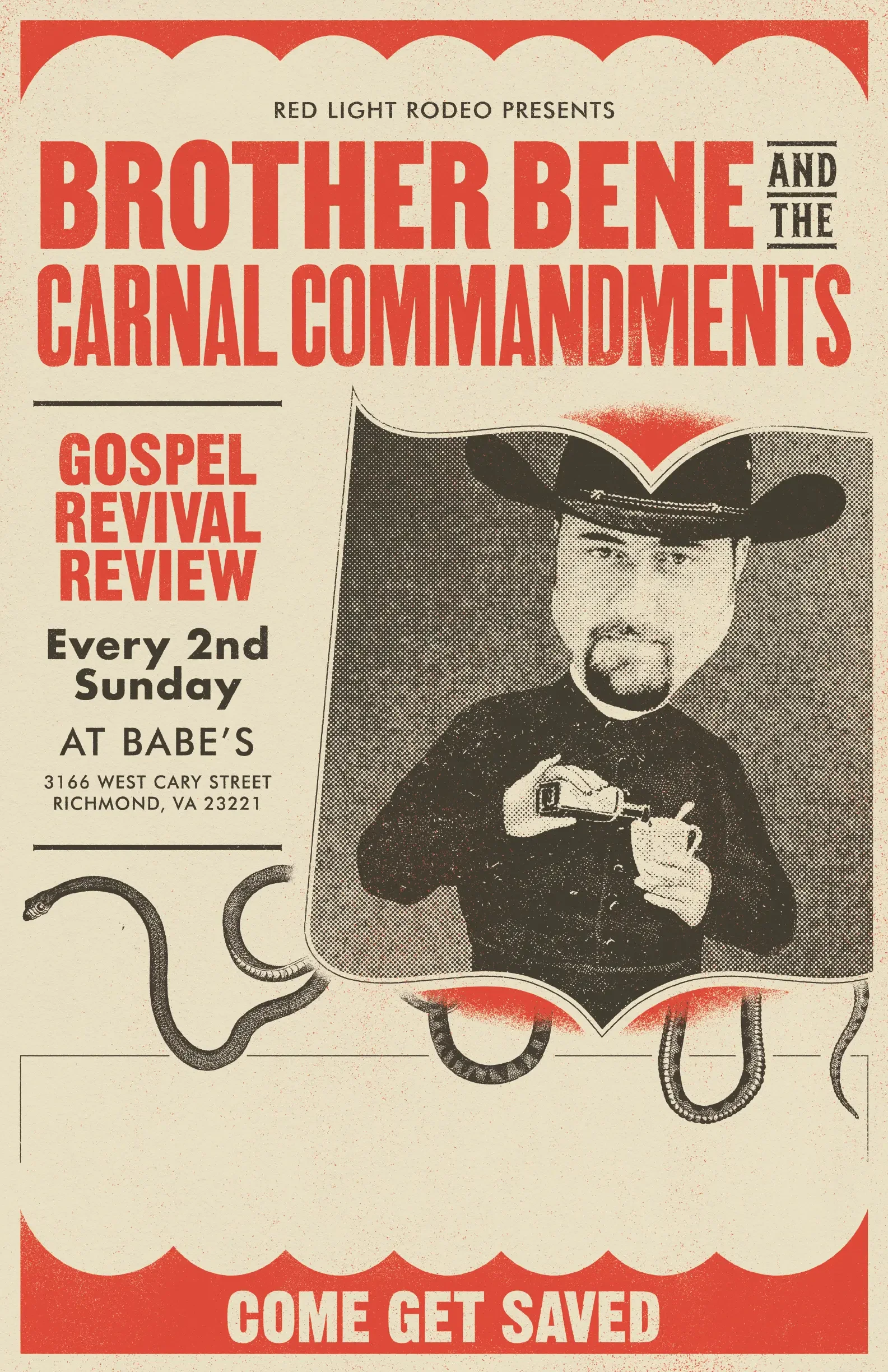 Show admat designed for Brother Bene.