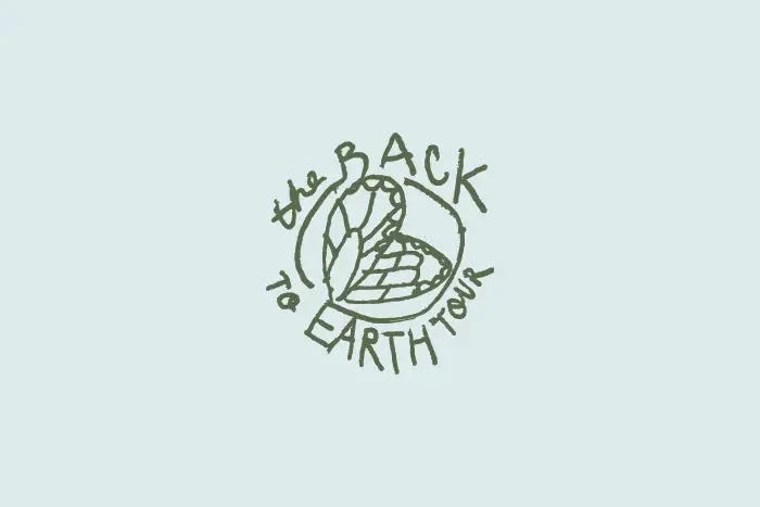Logo for the Back to Earth Tour.