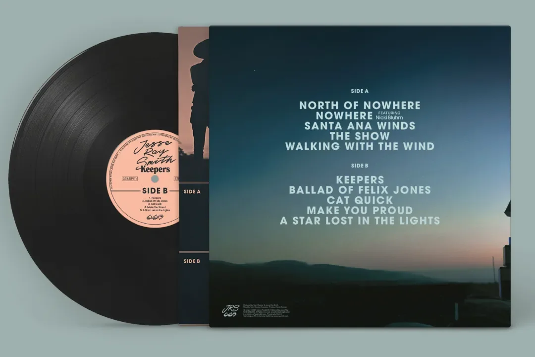 Back cover artwork for Jesse Ray Smith vinyl