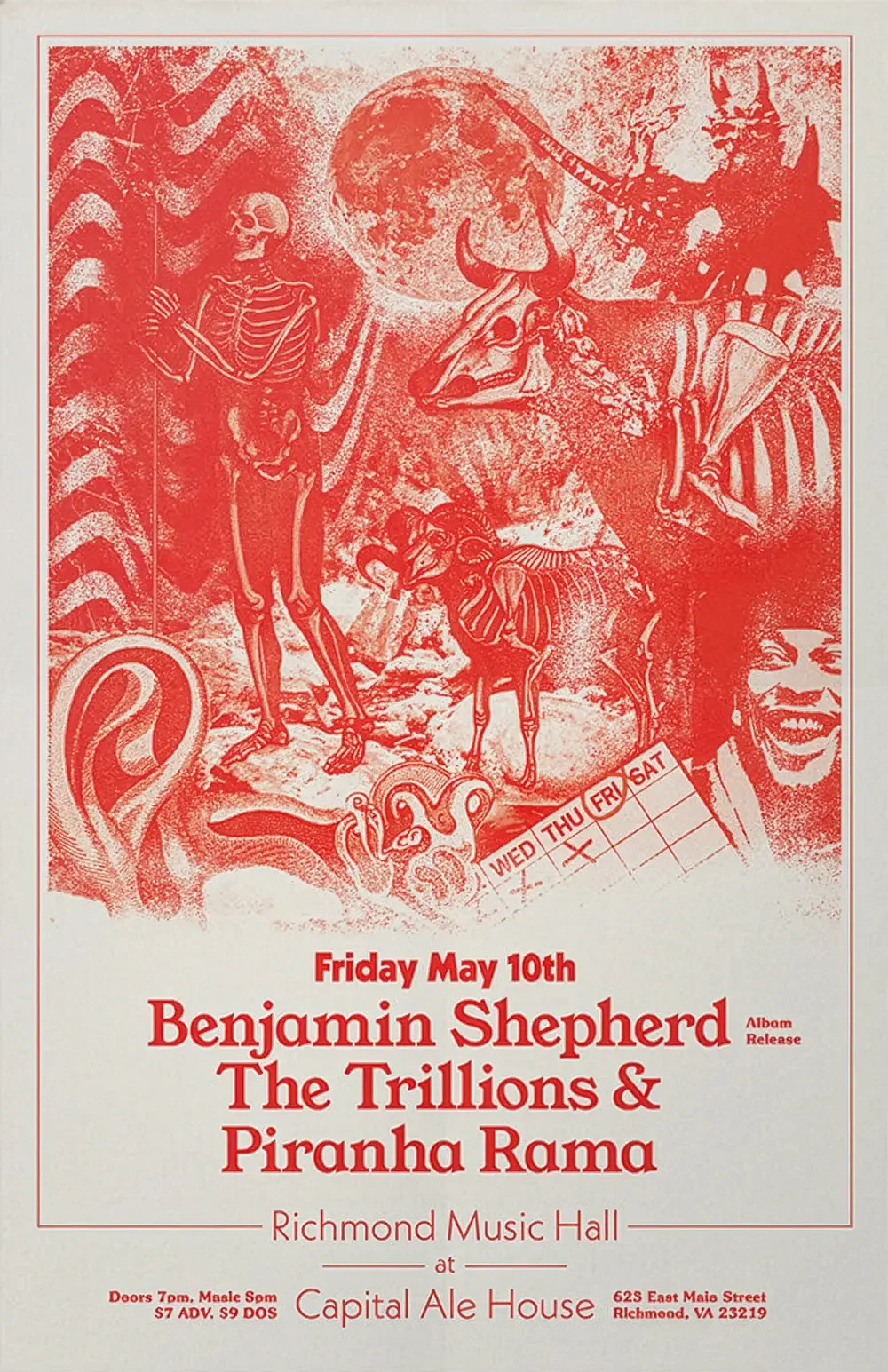 Show poster designed for Benjamin Shepherd.