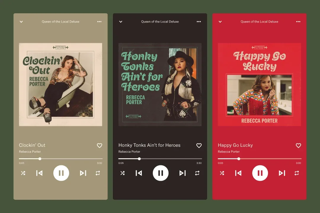 Streaming cover artwork for Rebecca Porter — Queen of the Local