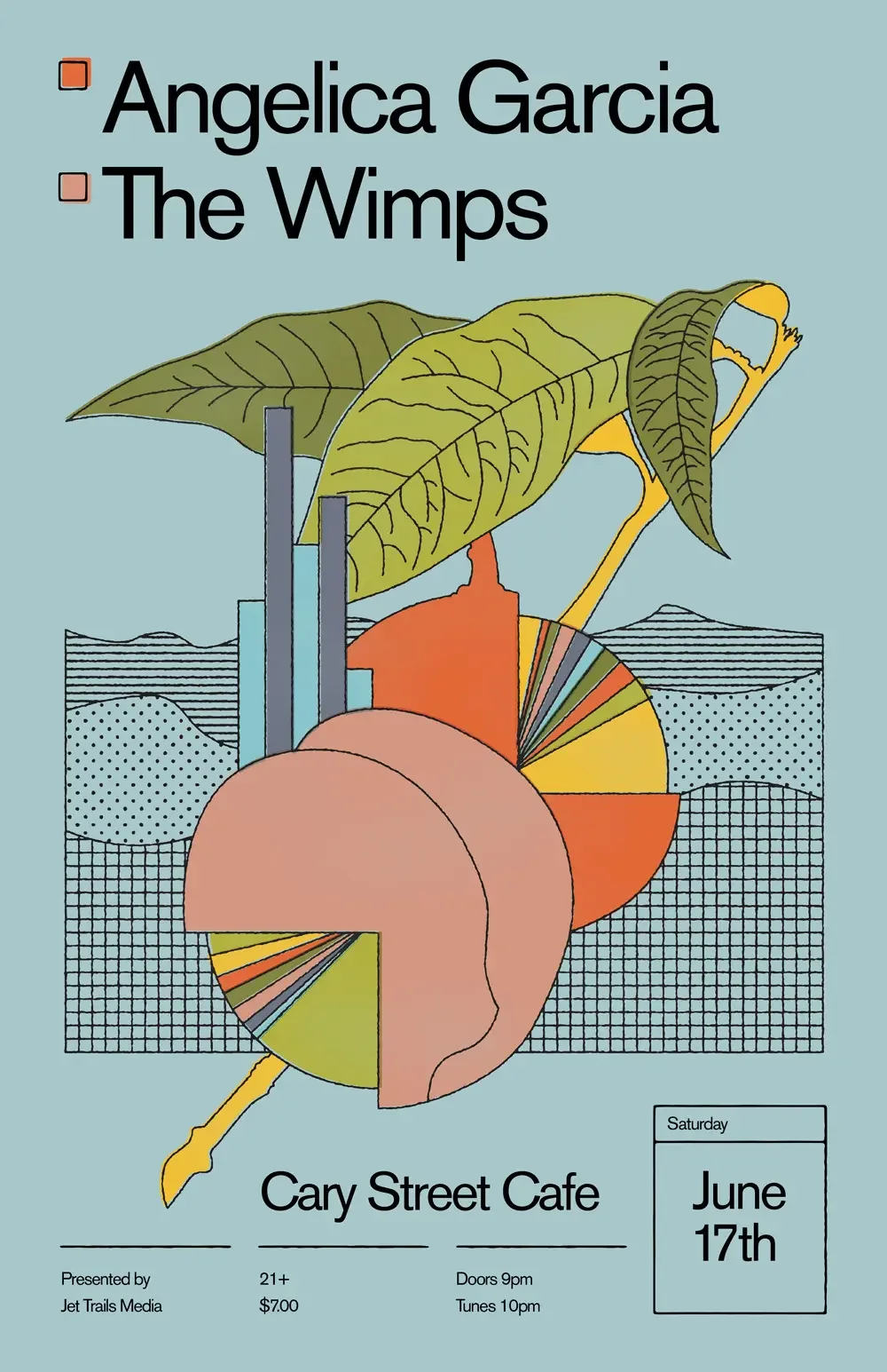 Show poster designed for Angelica Garcia.