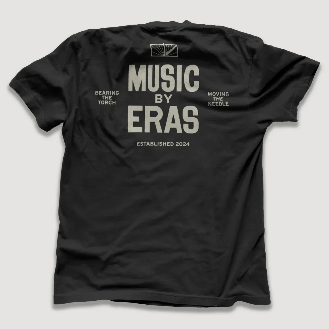 Music By Eras branded t-shirt design
