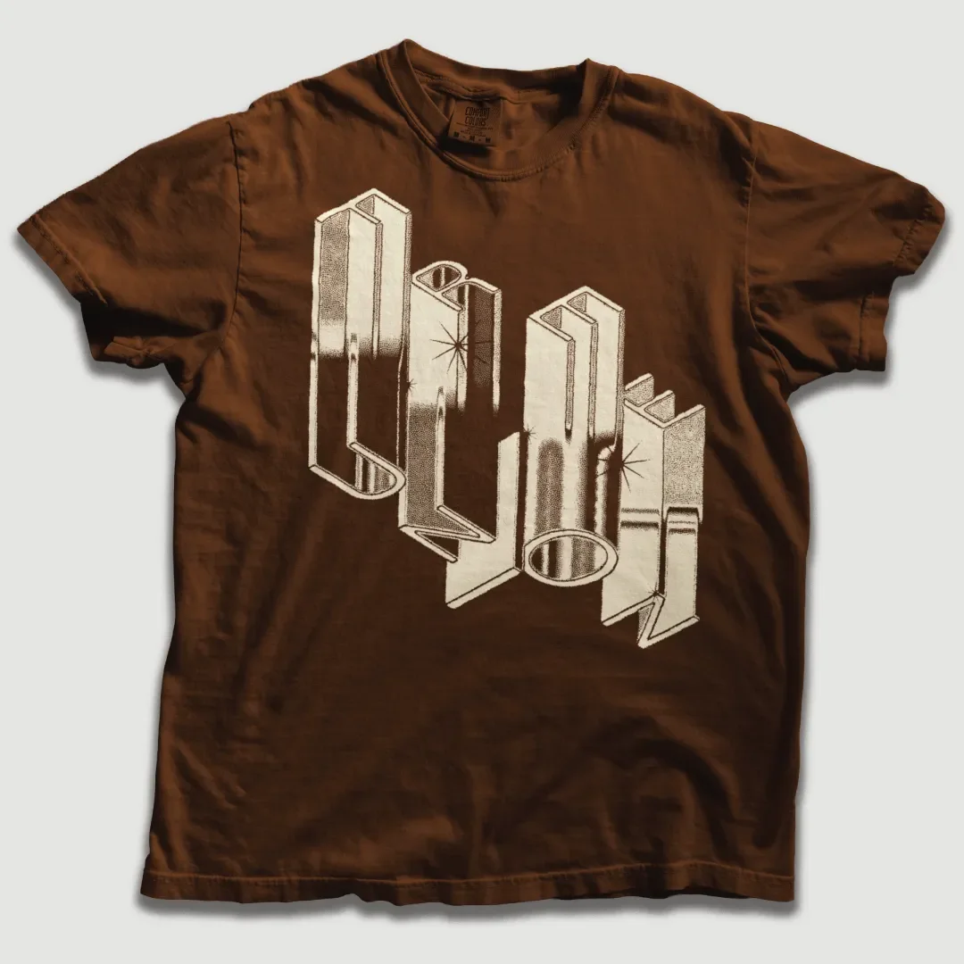 T-shirt with Free Union graphic design.