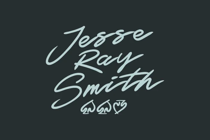 Logo design for the artist Jesse Ray Smith. 
