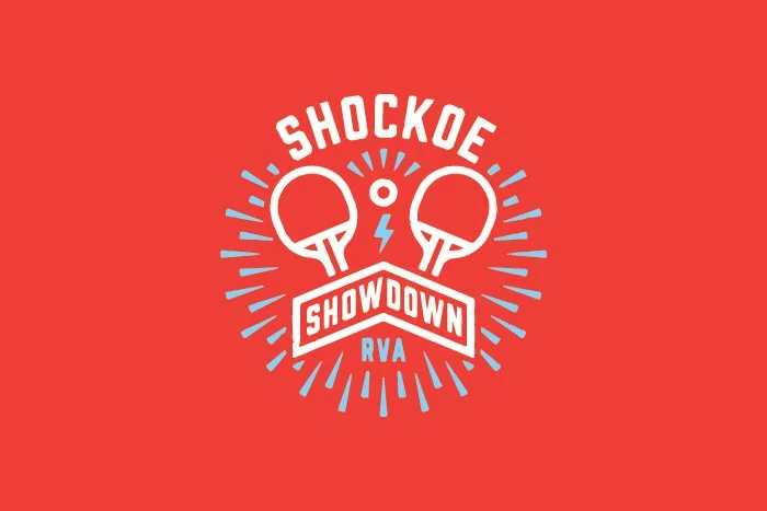 Logo design for the Shockoe Showdown Ping Pong Tournament. 