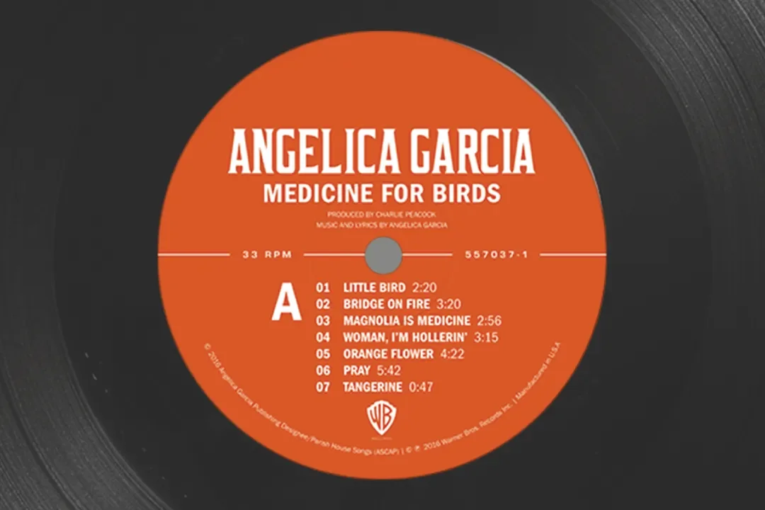 Vinyl record design for Angelica Garcia release