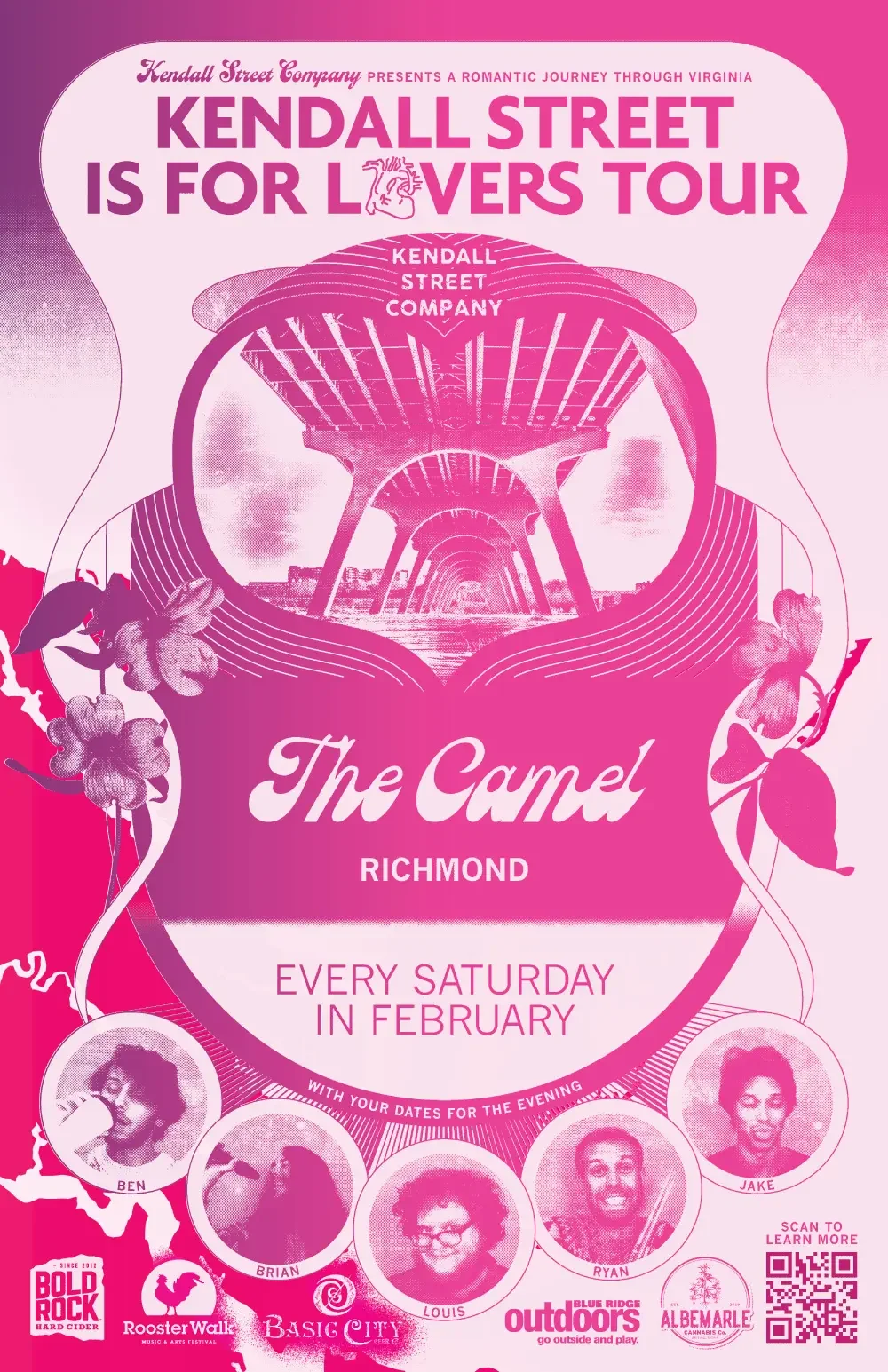 Tour poster designed for Kendall Street Company.